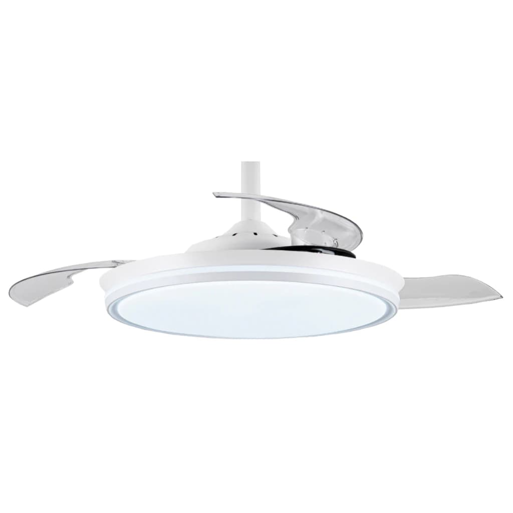 Ventilador de Teto Retrátil LED c/ Controle Remoto