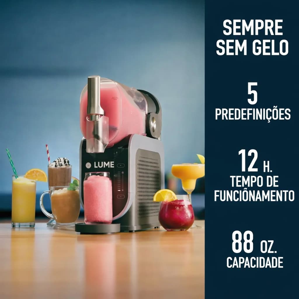 Máquina de Bebidas Congeladas LUME RapidChill