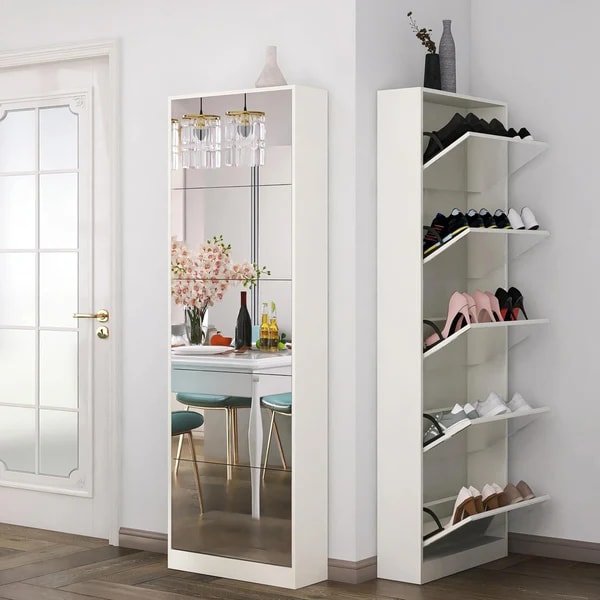 Sapateira de Luxo com Espelho | Lume - Imagem 1