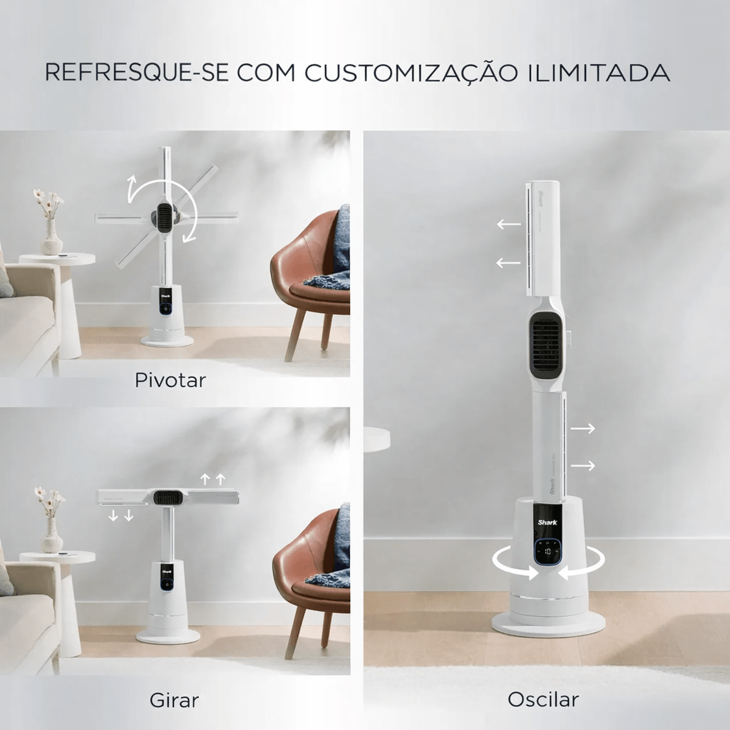 Ventilador de Torre TurboPro | Refrigera e Aquece — 2 em 1 - Imagem 3