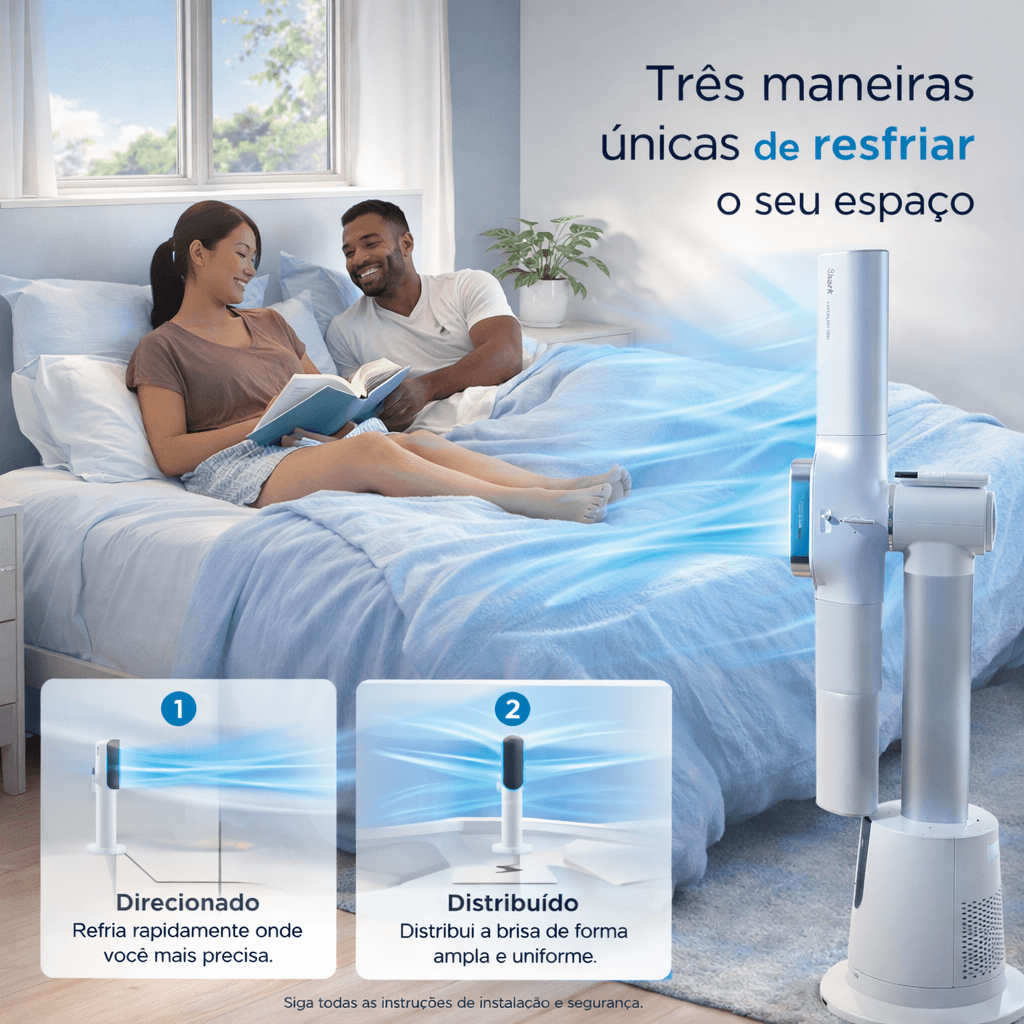 Ventilador de Torre TurboPro | Refrigera e Aquece — 2 em 1 - Imagem 4