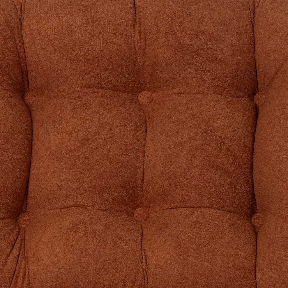 Poltrona Costela com Puff Botonê - Terracota